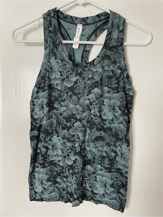 Athleta Tops - Athleta Floral Racerback Tank Top - Teal and Black